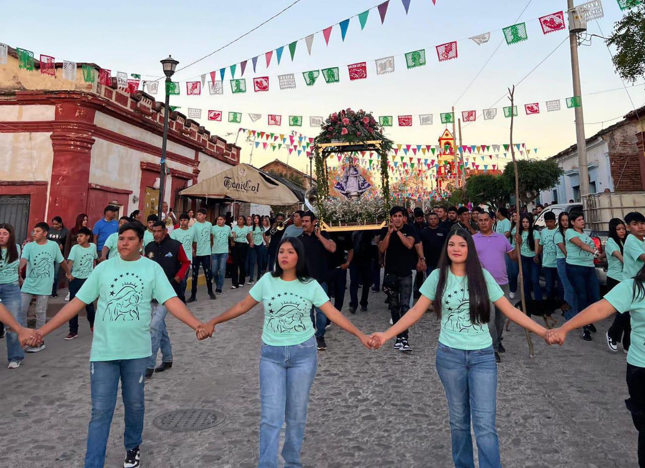 $!En Matatán viven concurrida celebración de la Virgen de la Candelaria