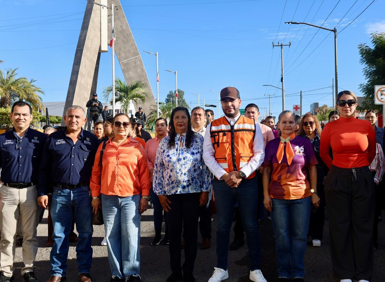 $!Con marcha culminan los 16 Días de Activismo contra la Violencia hacia la Mujeres en Elota