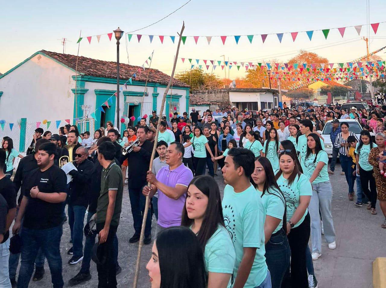 $!En Matatán viven concurrida celebración de la Virgen de la Candelaria
