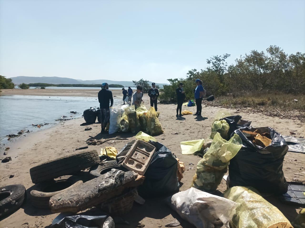 $!Recogen 1.4 toneladas de basura en mangle de la Isla de la Piedra