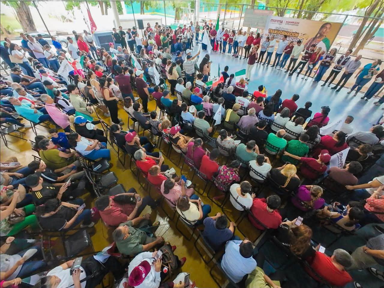 $!Morena reúne a militancia en Culiacán; llama a defender ‘la transformación’ y la soberanía nacional