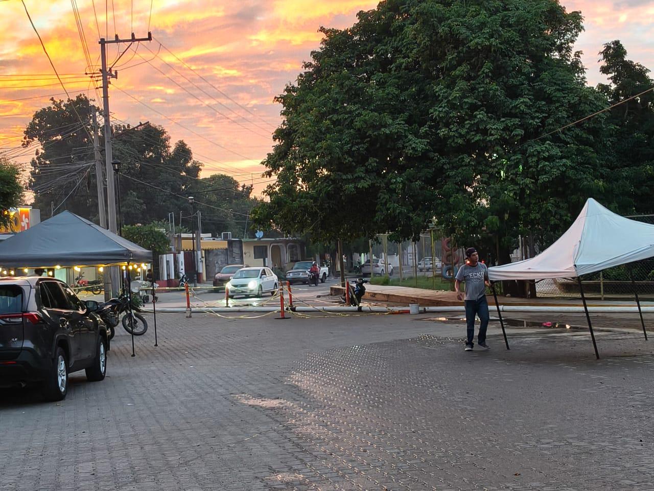 $!Mantienen Protección Civil de Rosario extracción de agua de la Laguna del Iguanero