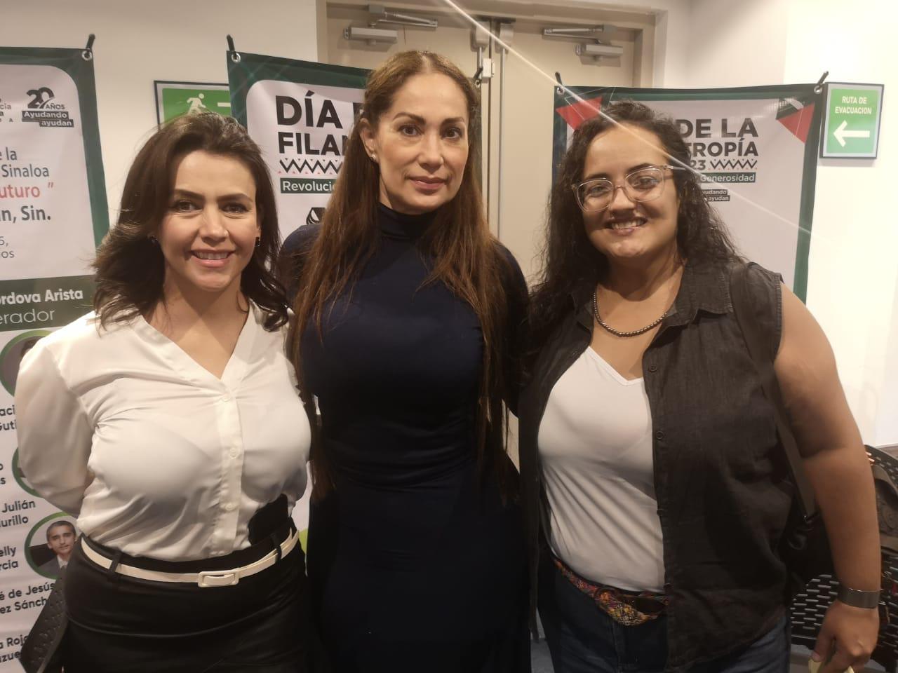 $!Berenice Rodríguez, Elva Acedo y Marysol Galván.