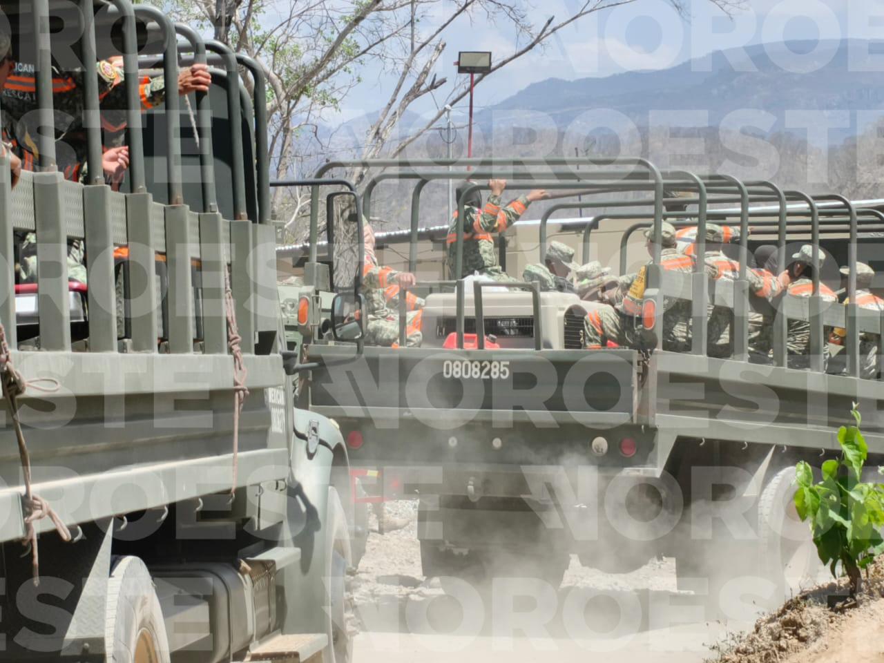 $!Ejército Mexicano envía Batallón de Atención a Emergencias a mina de Rosario