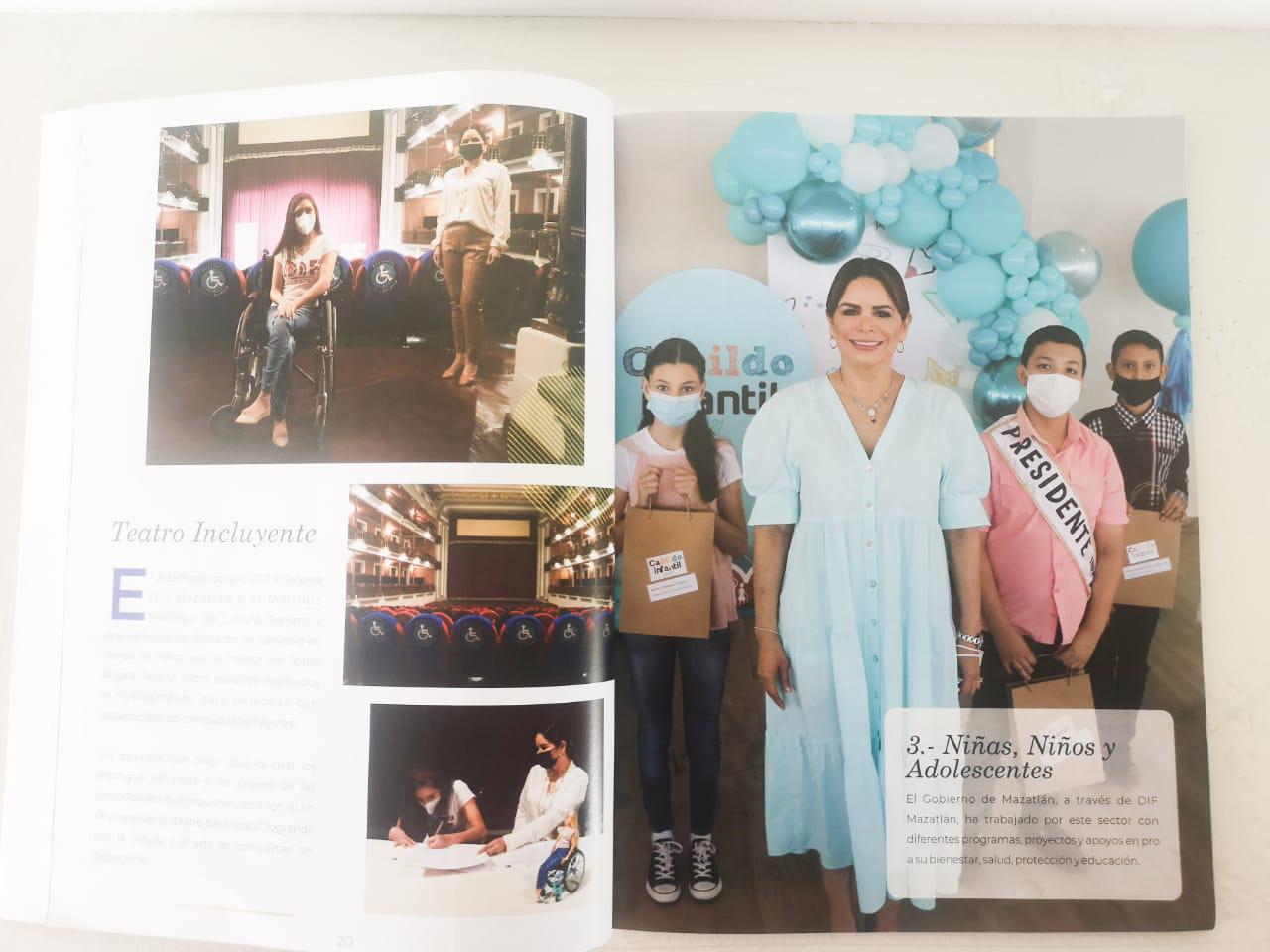 $!El informe del DIF Municipal tiene como protagonista a su presidenta.