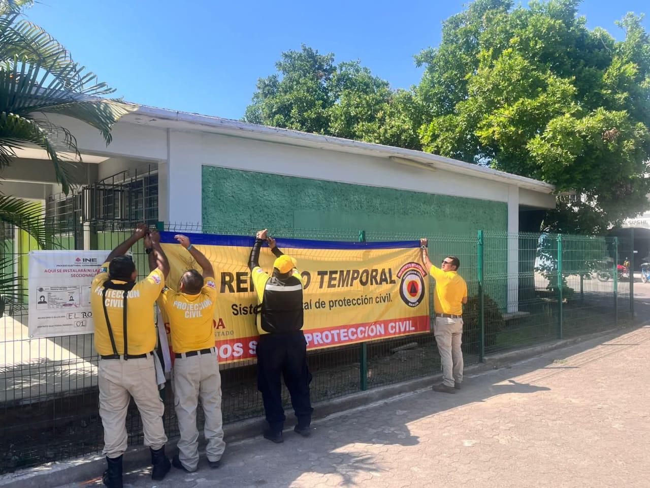 $!Protección Civil activa el primer refugio temporal en Rosario