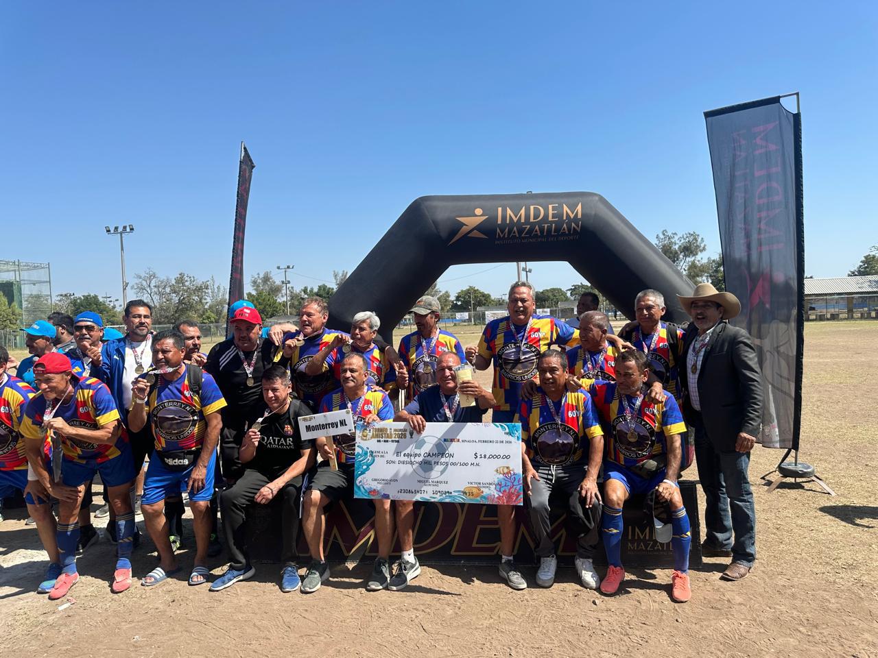 $!Navolato, Monterrey y Los Mochis reinan en el Torneo Nacional de Futbol de la Amistad Mazatlán 2026