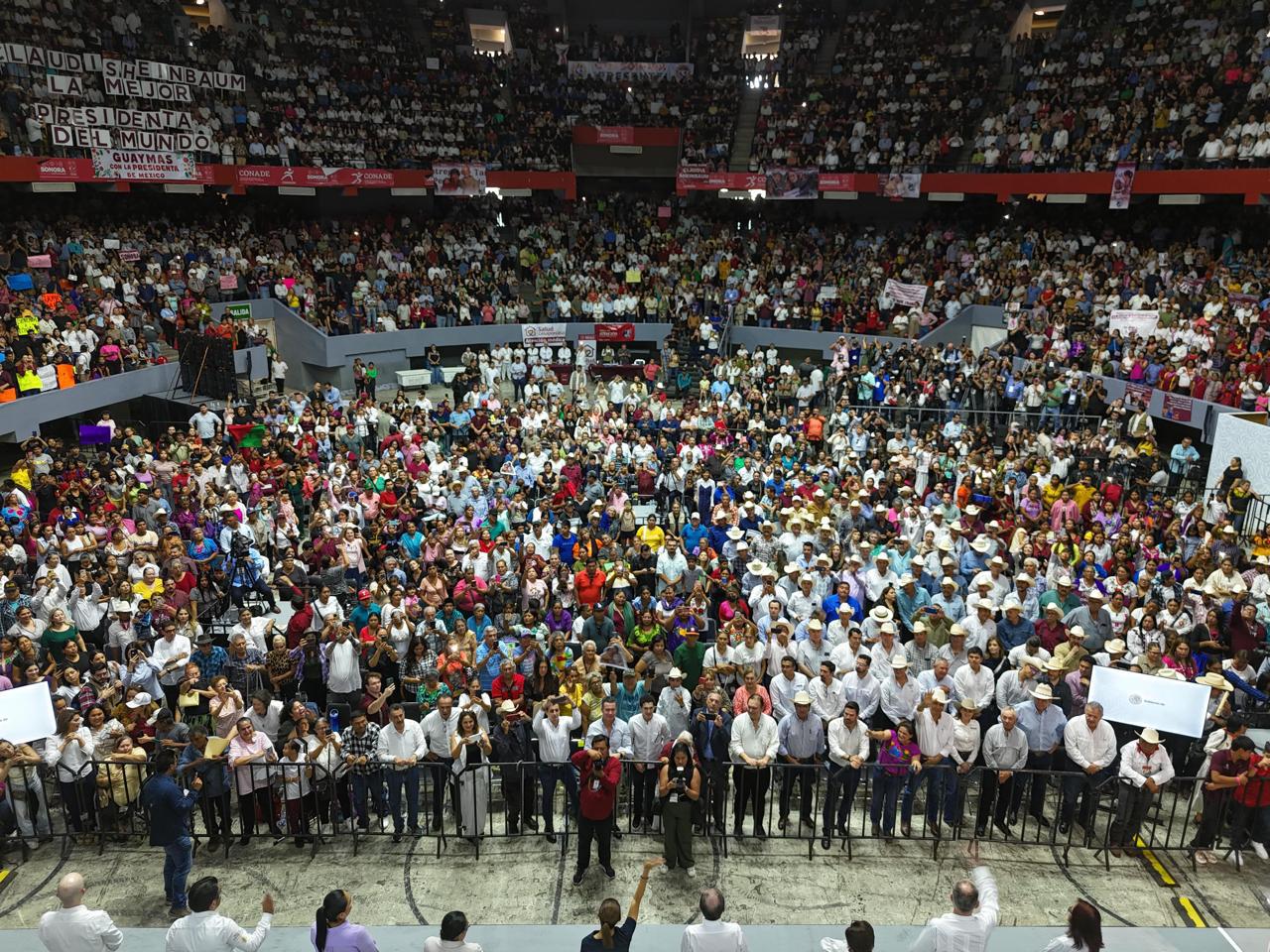 $!Reúne Sheinbaum a más de medio millón de personas en su gira de rendición de cuentas