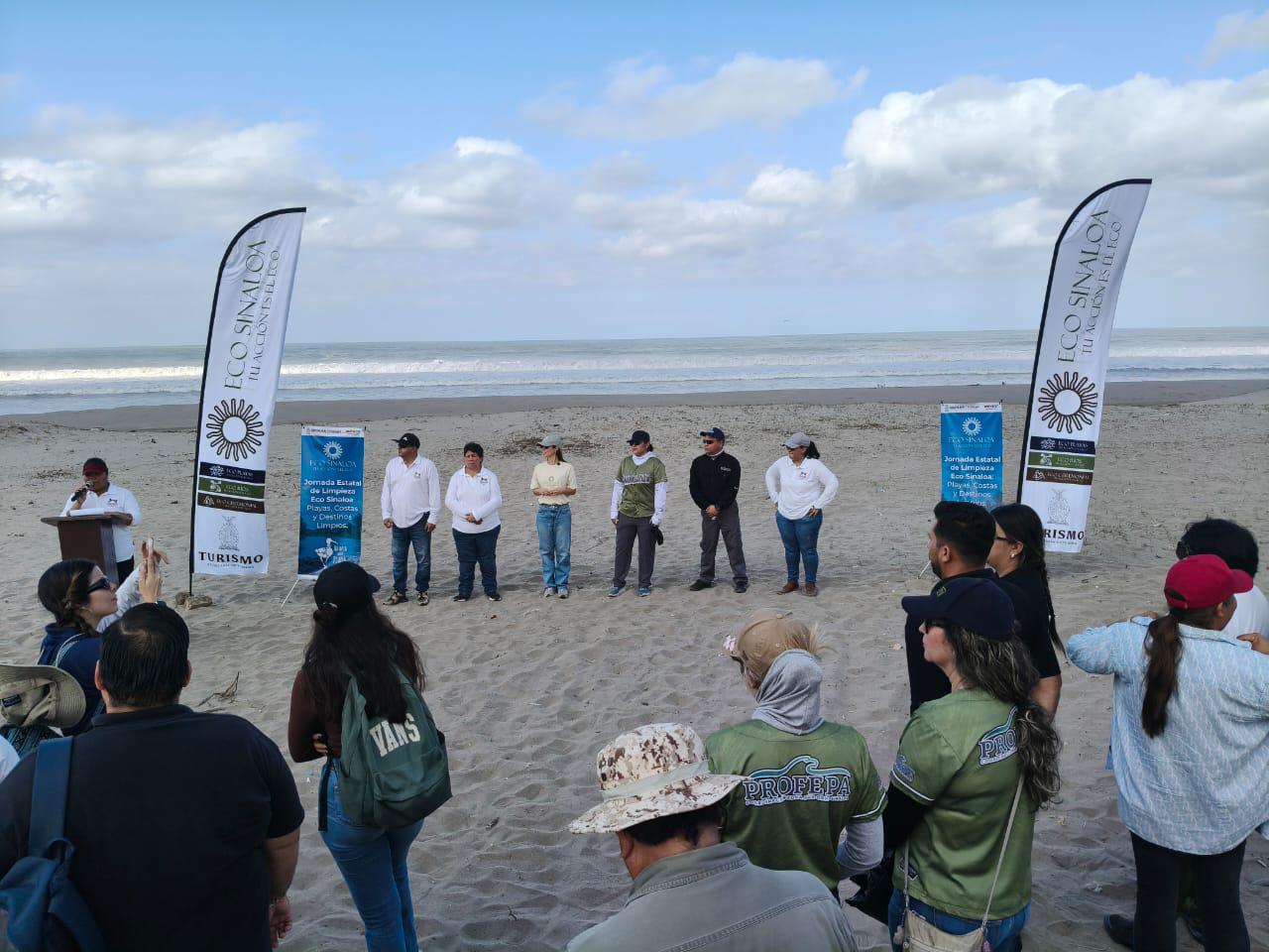 $!Arranca en El Caimanero, Rosario, jornada estatal de limpieza Eco Sinaloa