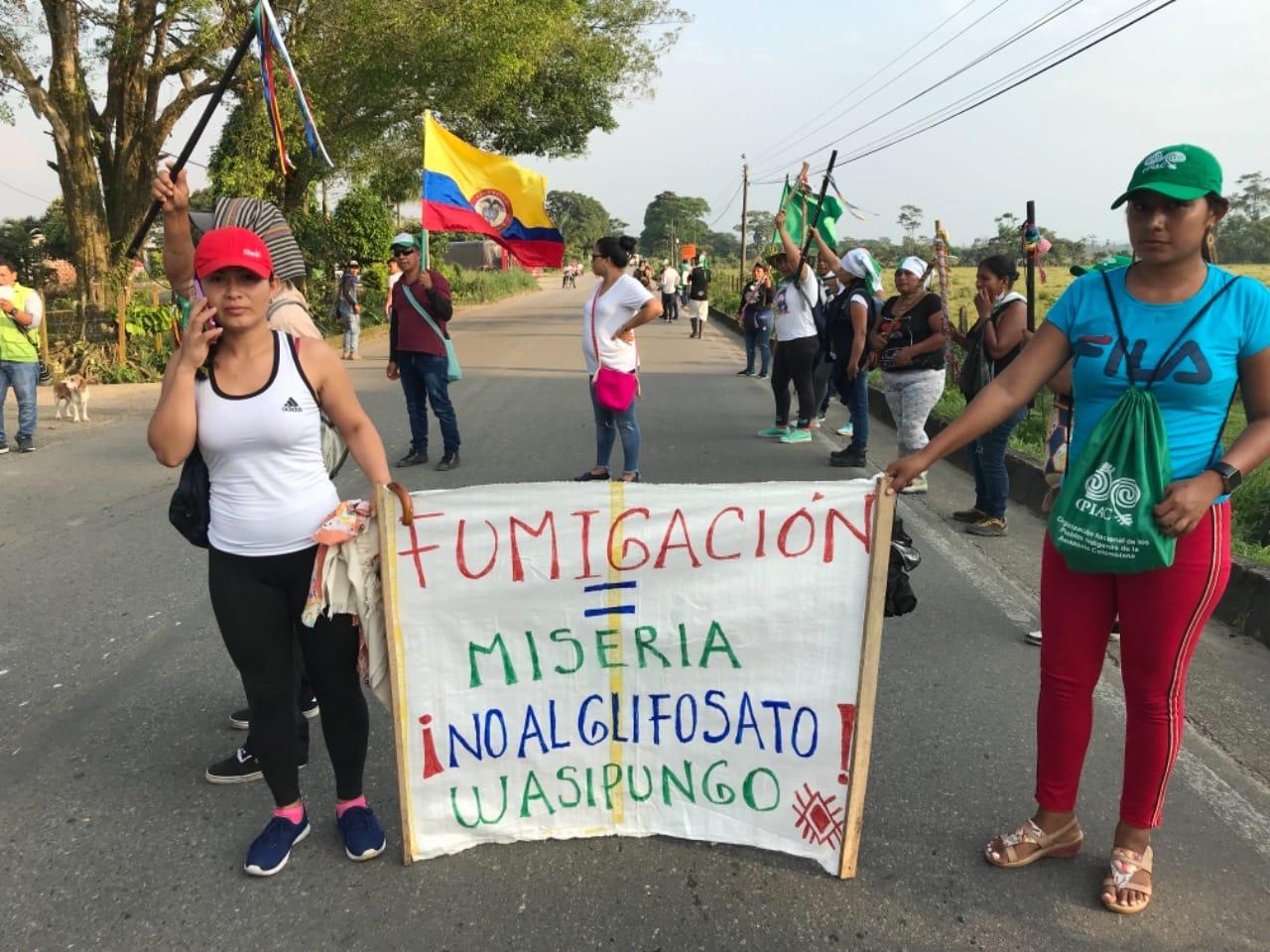 $!En Colombia, se han dado movimientos en contra de la fumigación con glifosato.
