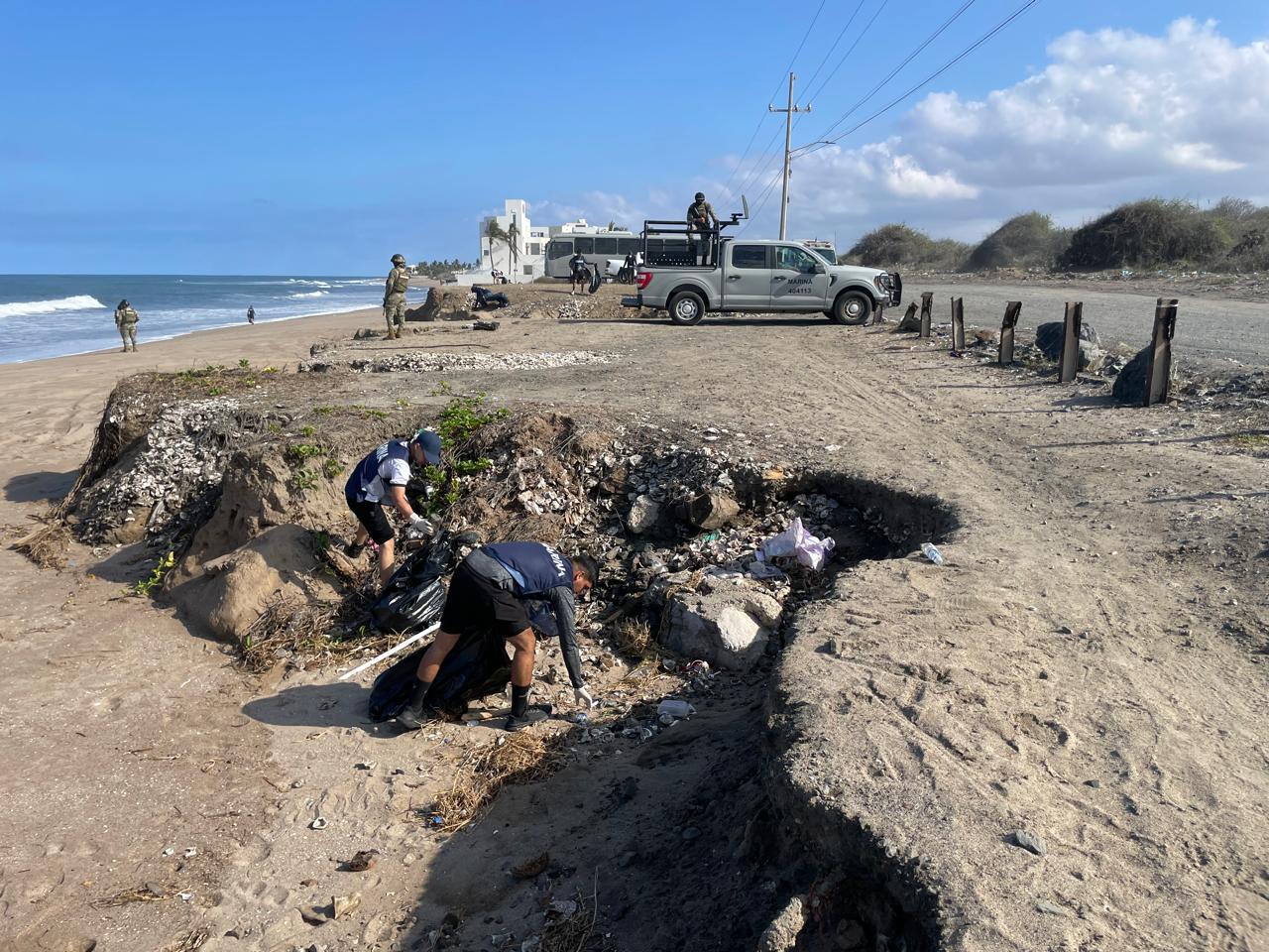 $!Recolectan 663 kilos de basura en la Playa Delfín, en Mazatlán
