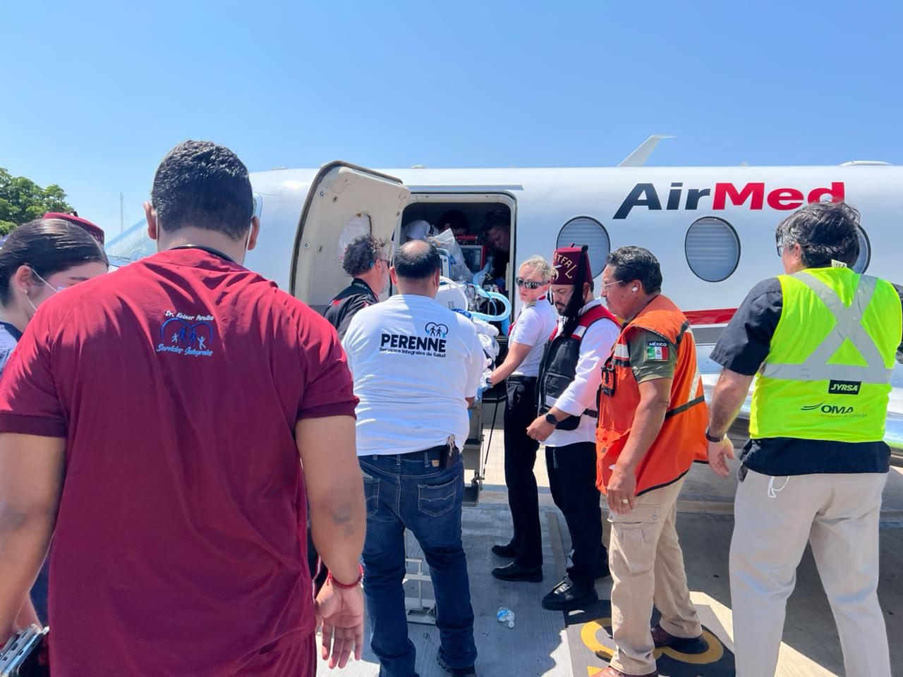 $!Traslada Shriners a menor sinaloense electrocutado; suma 10 atenciones
