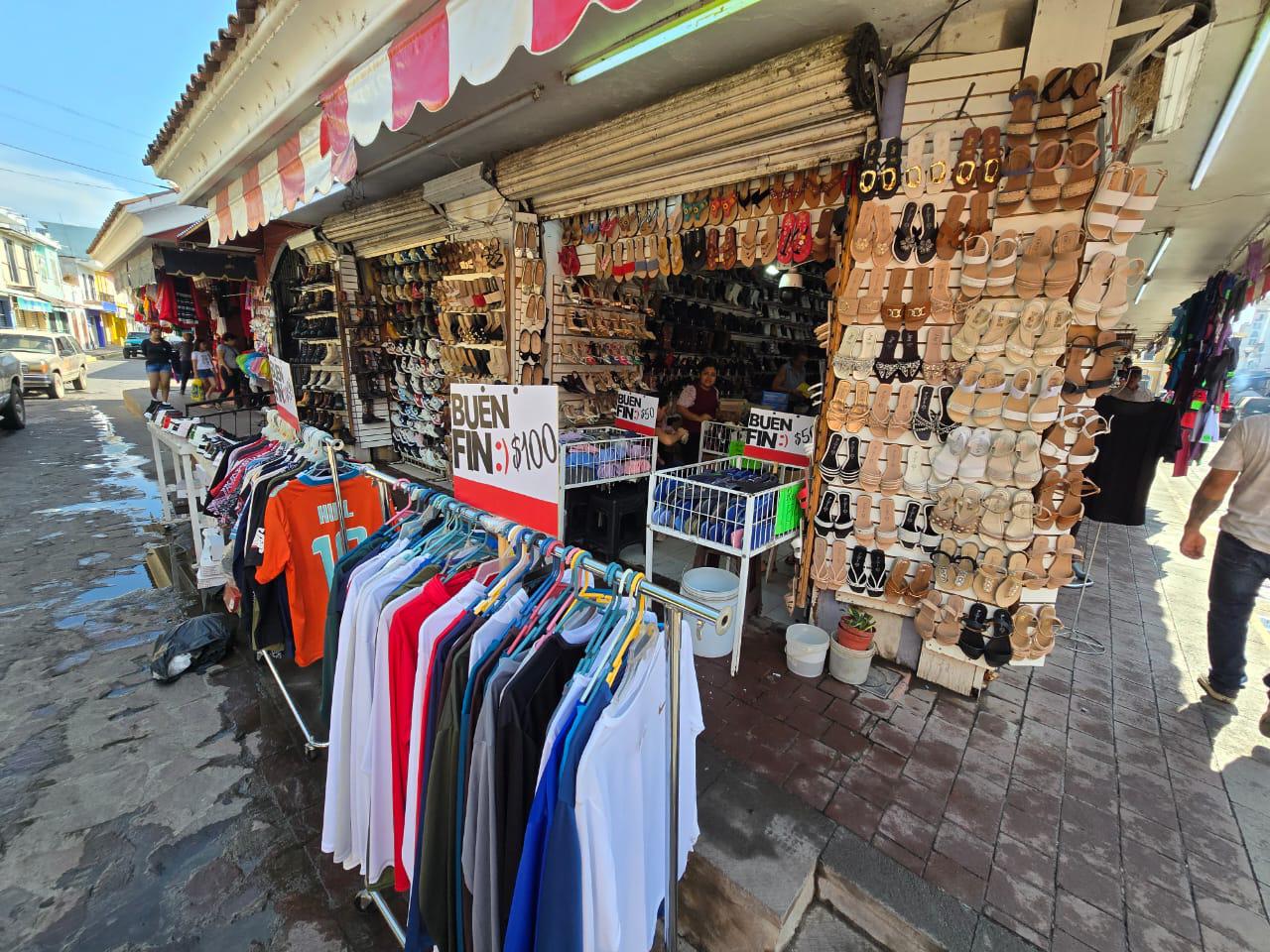 $!Comerciantes de Rosario reportan ‘Buen Fin’ a medias por baja afluencia