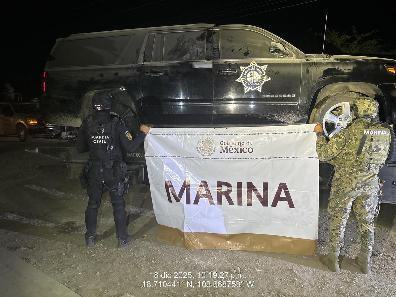$!Aseguran vehículos ‘monstruo’ y armamento en operativo en Michoacán