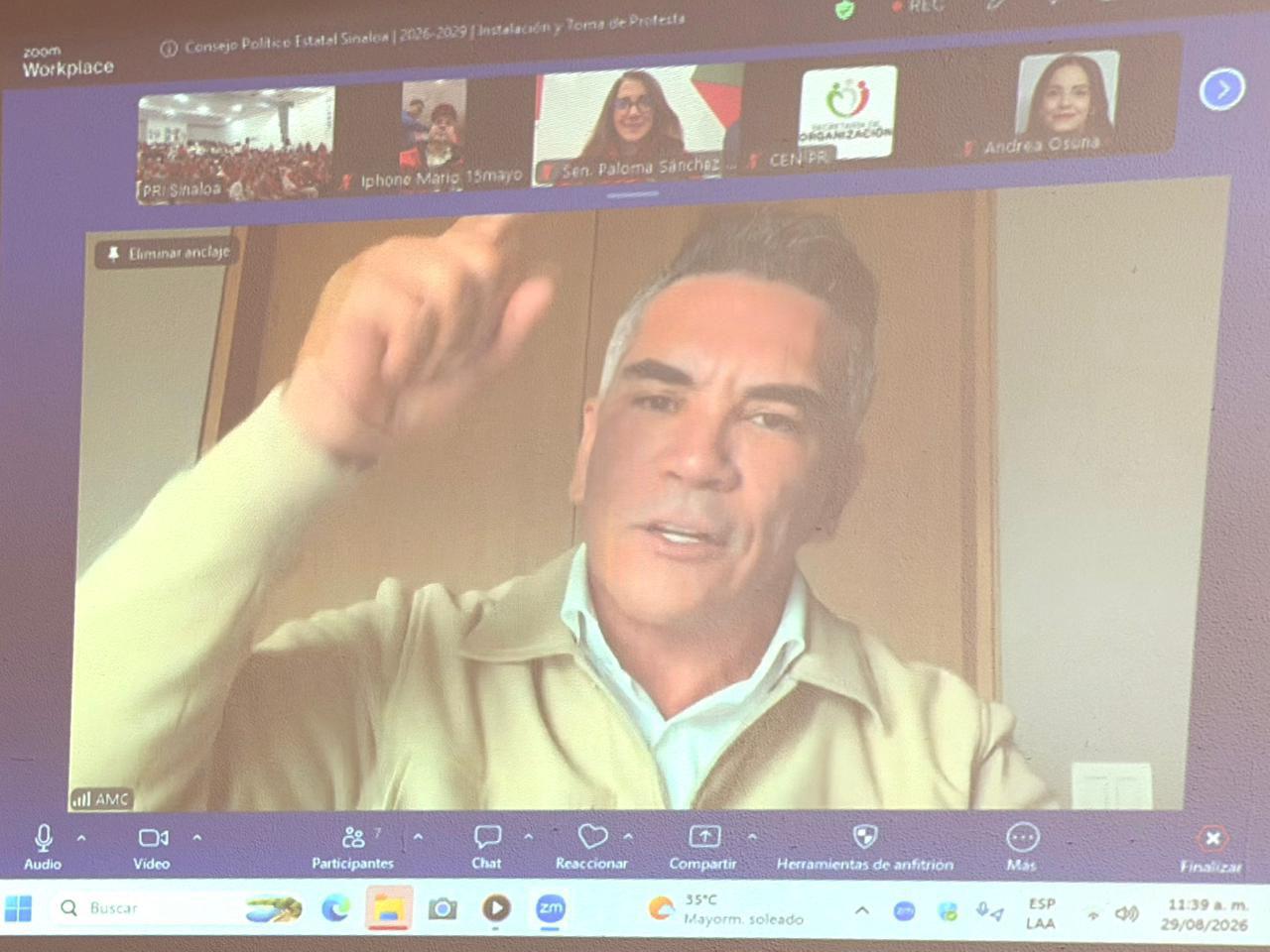 $!PRI Sinaloa instala Consejo Político Estatal y plantea fortalecer estructura para 2027