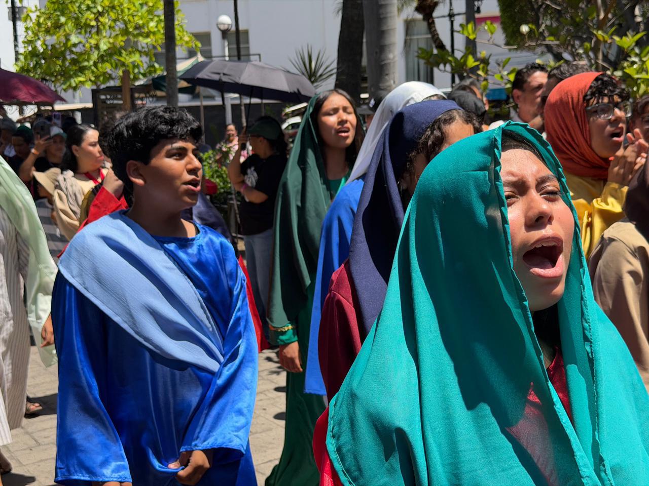 $!Con fe y participación se lleva a cabo el Viacrucis de Pajuma 2026 en Mazatlán
