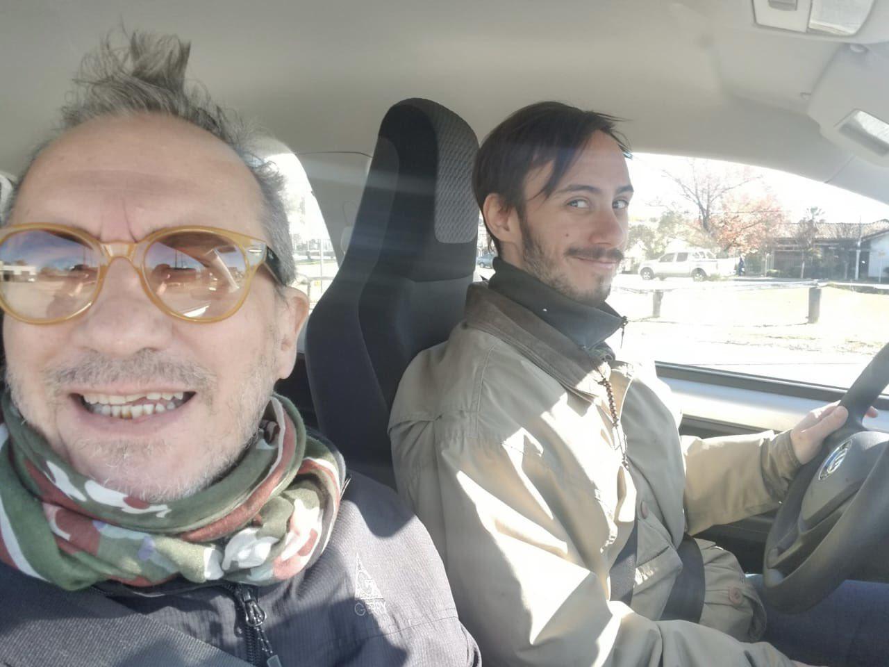 $!Marciano con su hijo Javier Cantero.