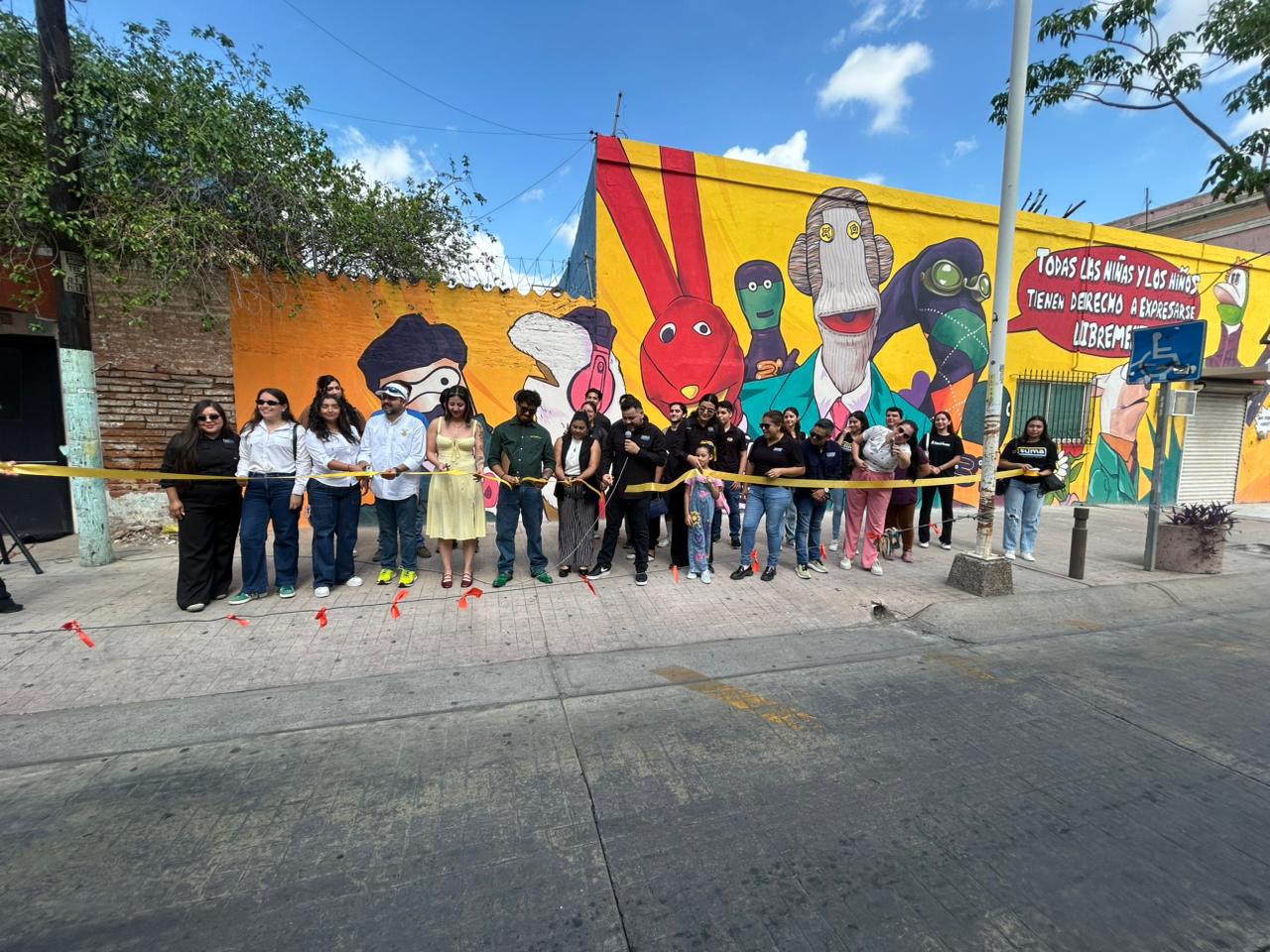 $!Inauguran mural de ‘31 Minutos’ en Culiacán: Un tributo a la libertad de expresión y la paz