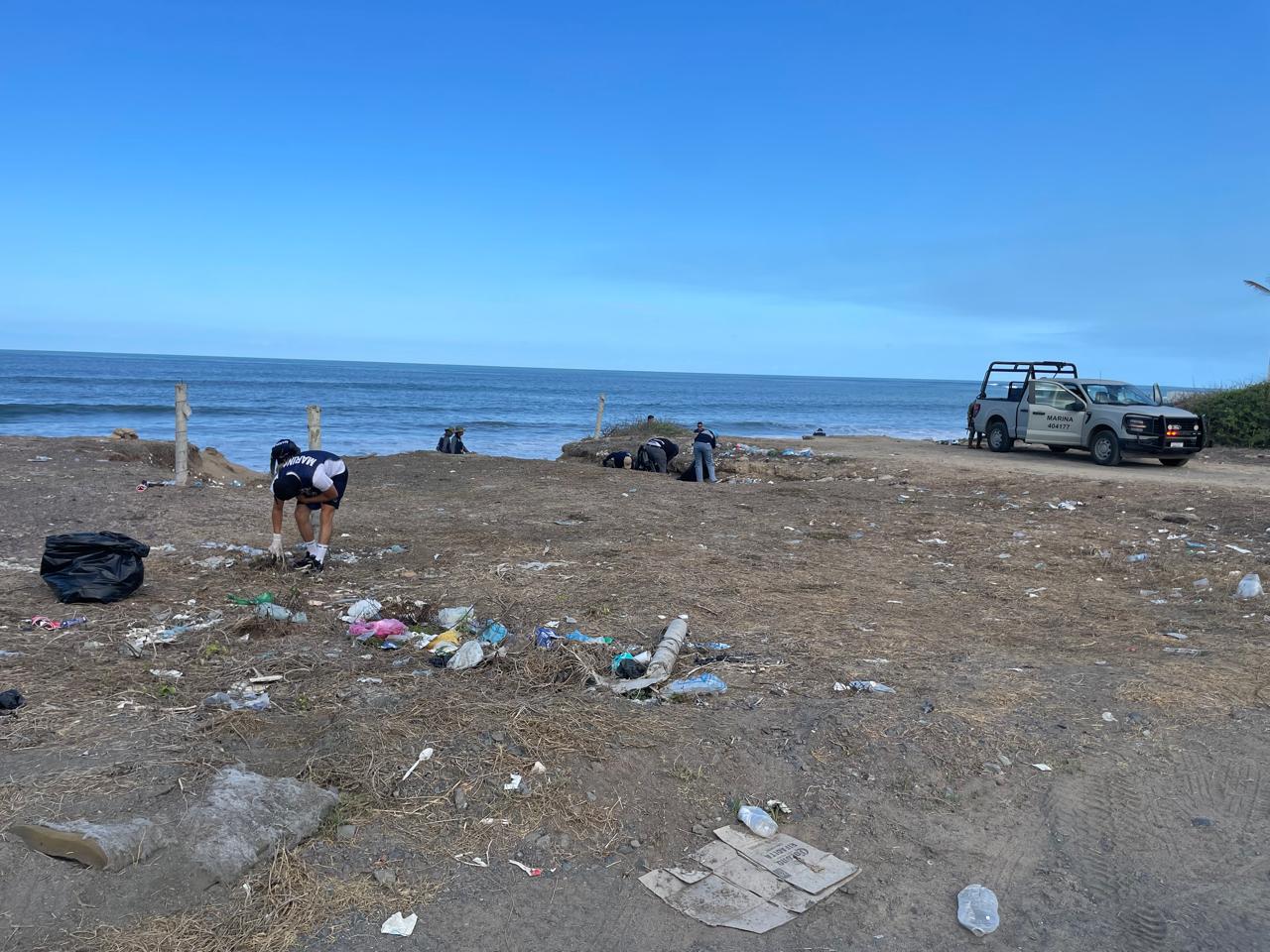 $!Recolectan 663 kilos de basura en la Playa Delfín, en Mazatlán