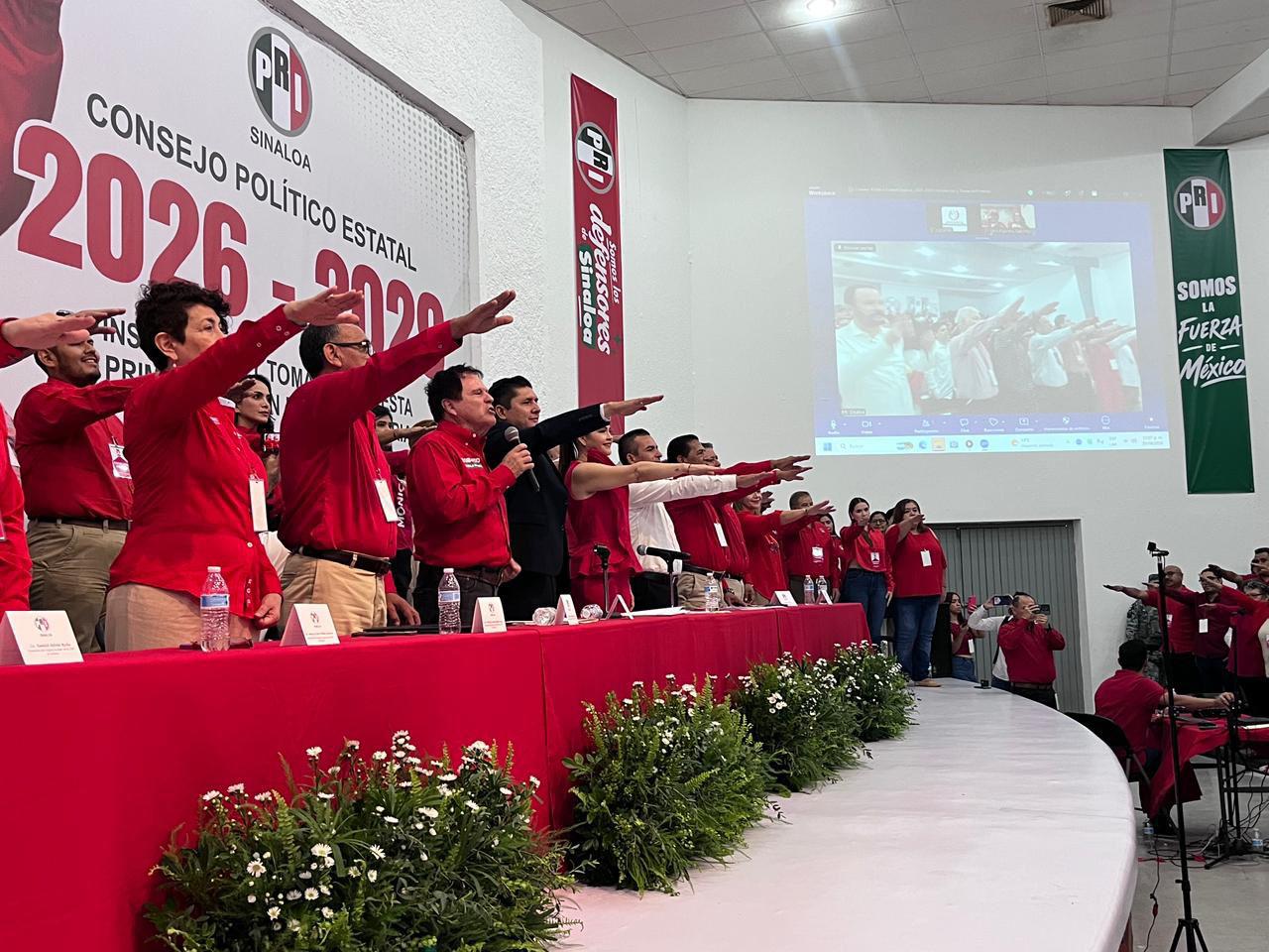 $!PRI Sinaloa instala Consejo Político Estatal y plantea fortalecer estructura para 2027