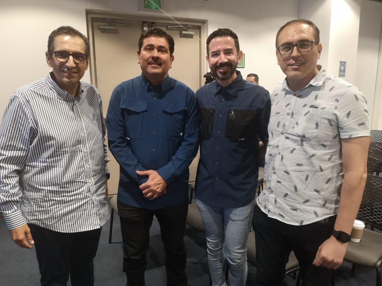 $!Mario Córdova, Jesús Mario López Ángulo, Marcos Hernández y Gildardo Gil.