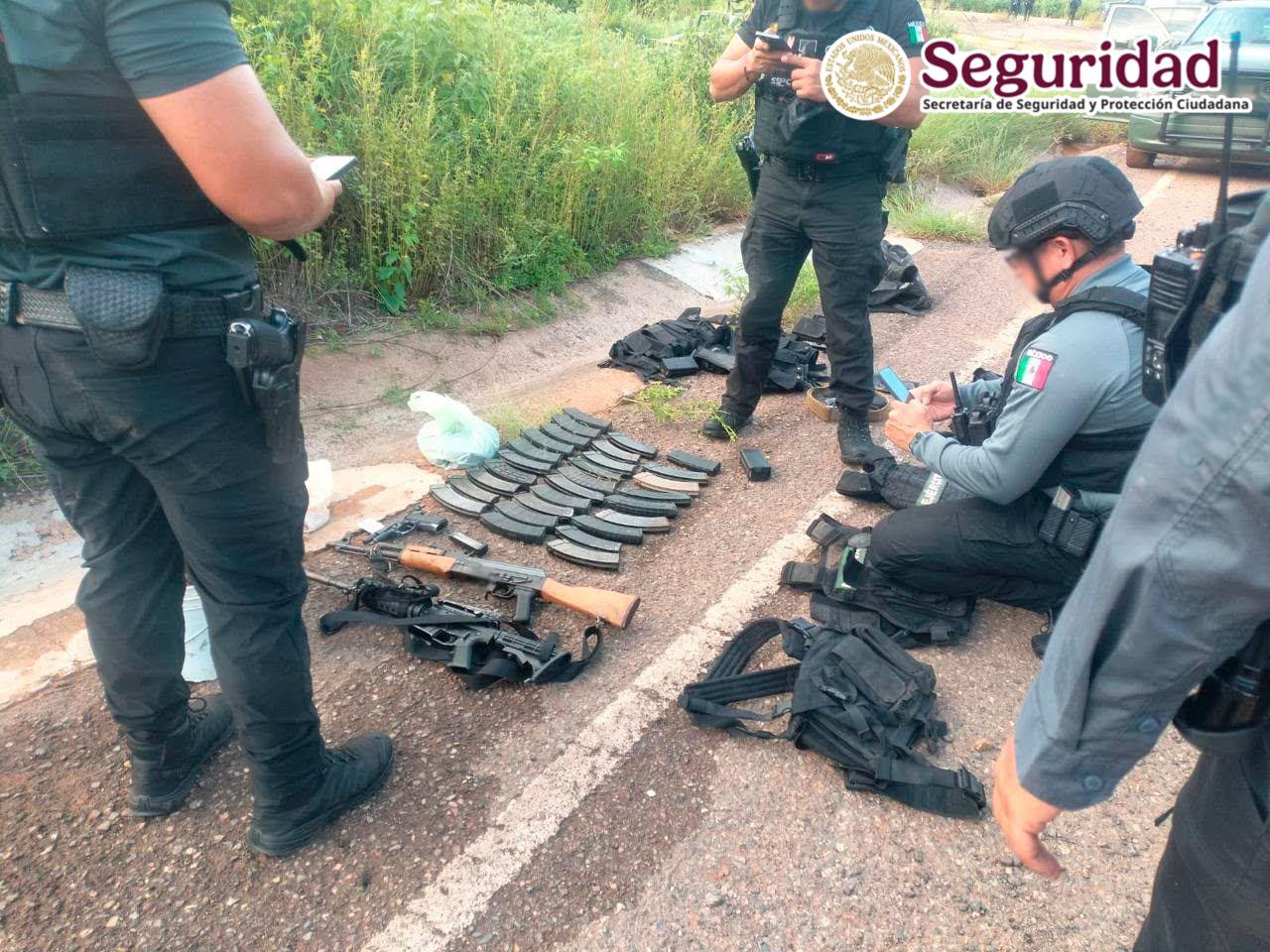 $!García Harfuch confirma cuatro detenidos tras ataque a federales en Jesús María, Culiacán