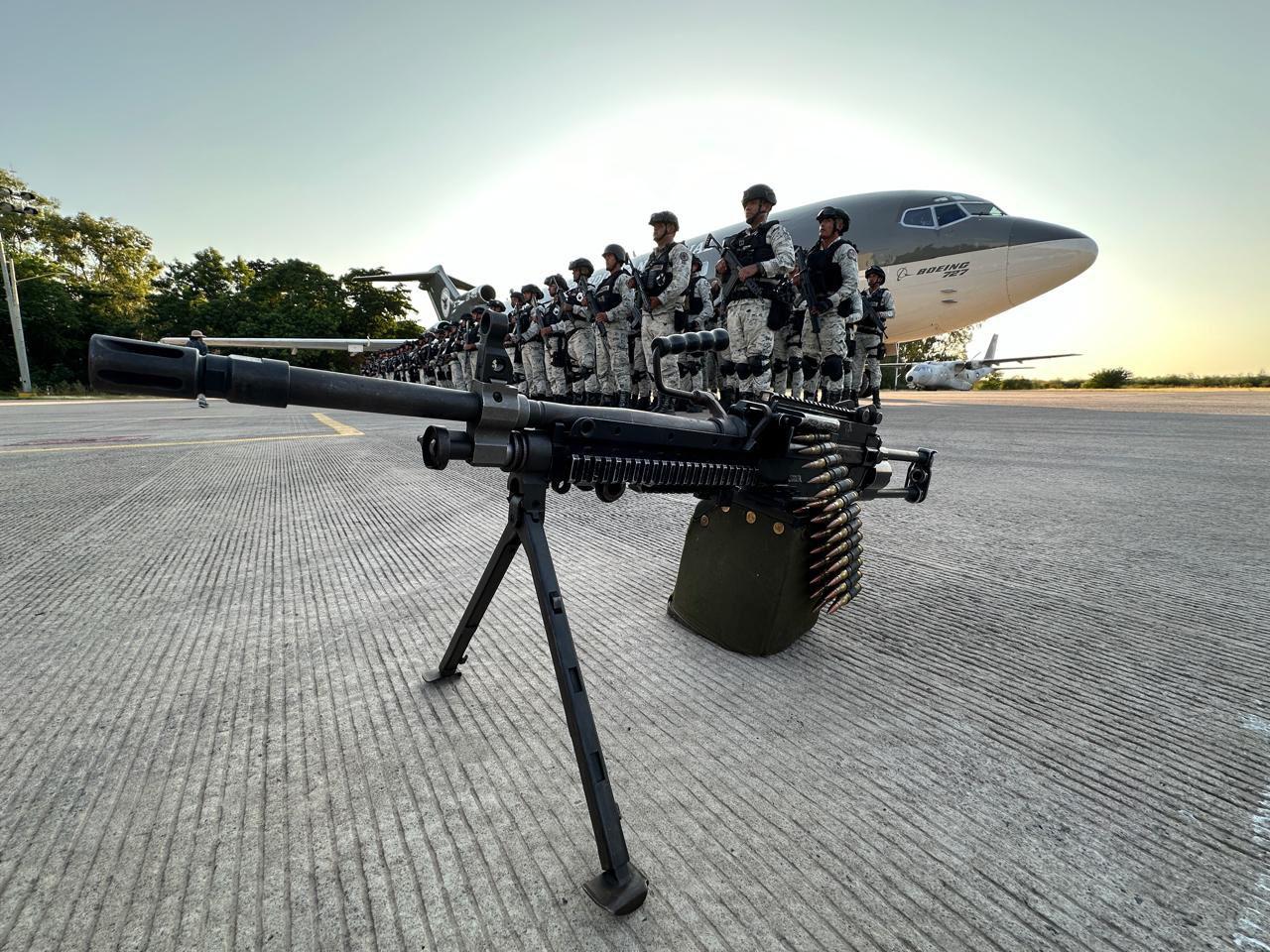 Llegan a Sinaloa elementos de la Guardia Nacional para reforzar seguridad