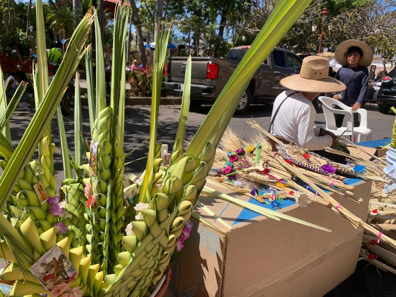 $!Don José comparte sus 50 años de experiencia de tejer la palma