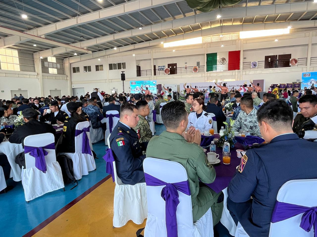 $!Autoridades celebran el 110 aniversario de la Fuerza Aérea Mexicana