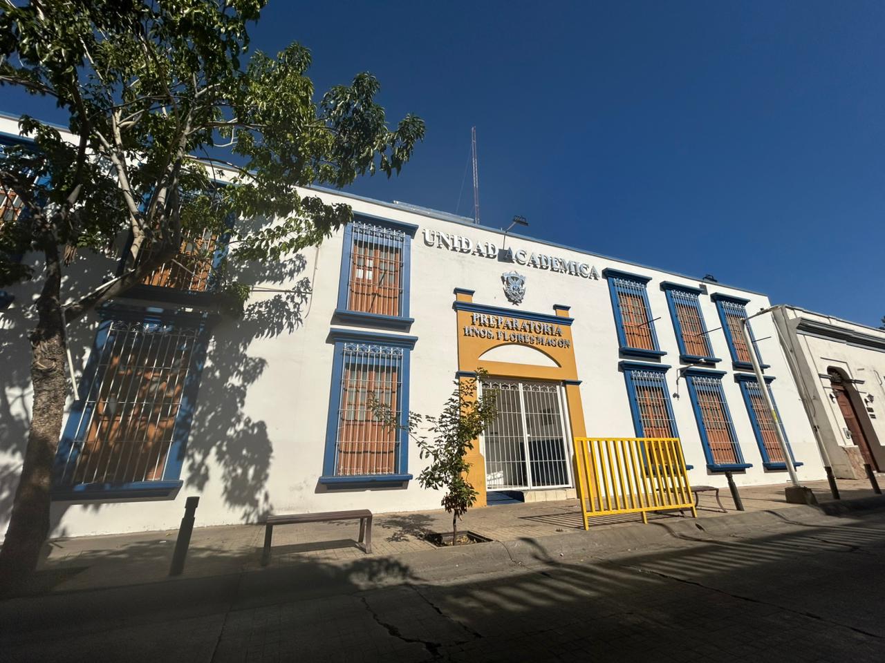 $!Circula imagen falsa sobre daños en la Preparatoria Hermanos Flores Magón tras protestas en la UAS