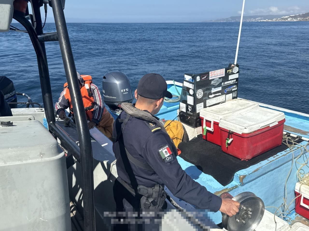 $!Marina libera aproximadamente 50 langostas rojas y asegura redes de enmalle en Ensenada, Baja California