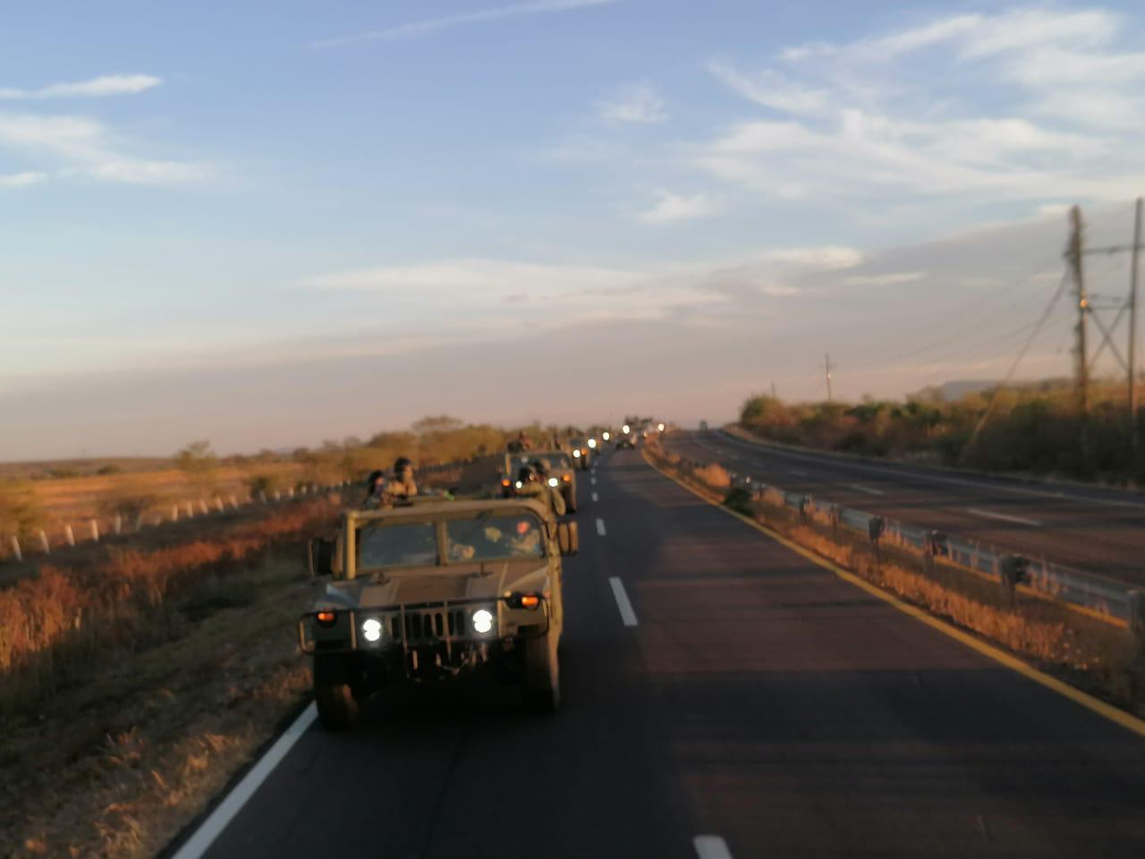 $!Arriban 600 elementos del Ejército Mexicano para reforzar la seguridad en Sinaloa