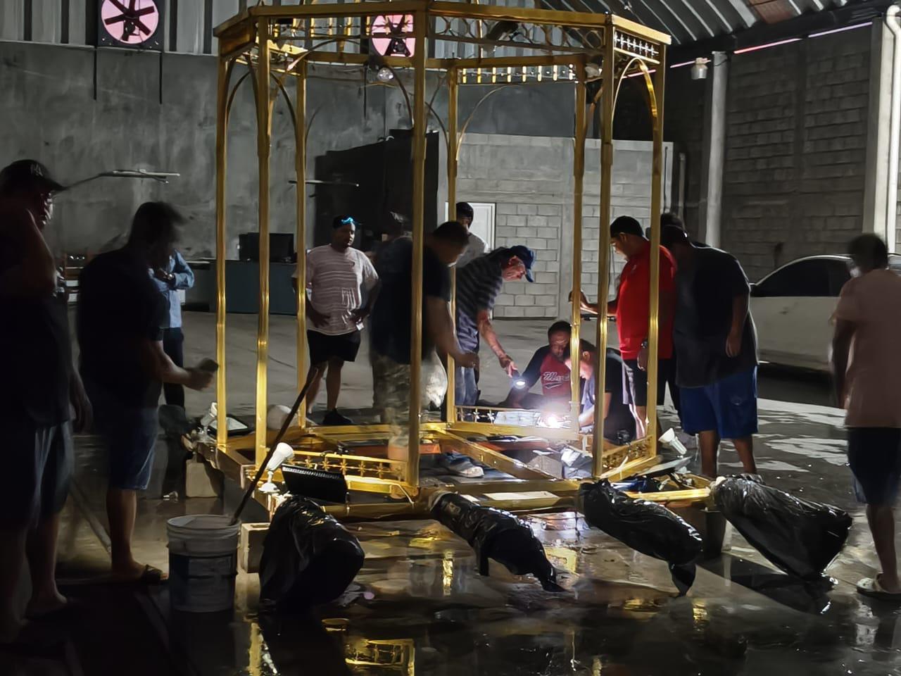 $!Cargadores de la Virgen del Rosario se preparan para la romería 2026