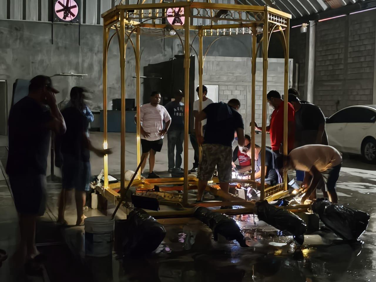 $!Cargadores de la Virgen del Rosario se preparan para la romería 2026