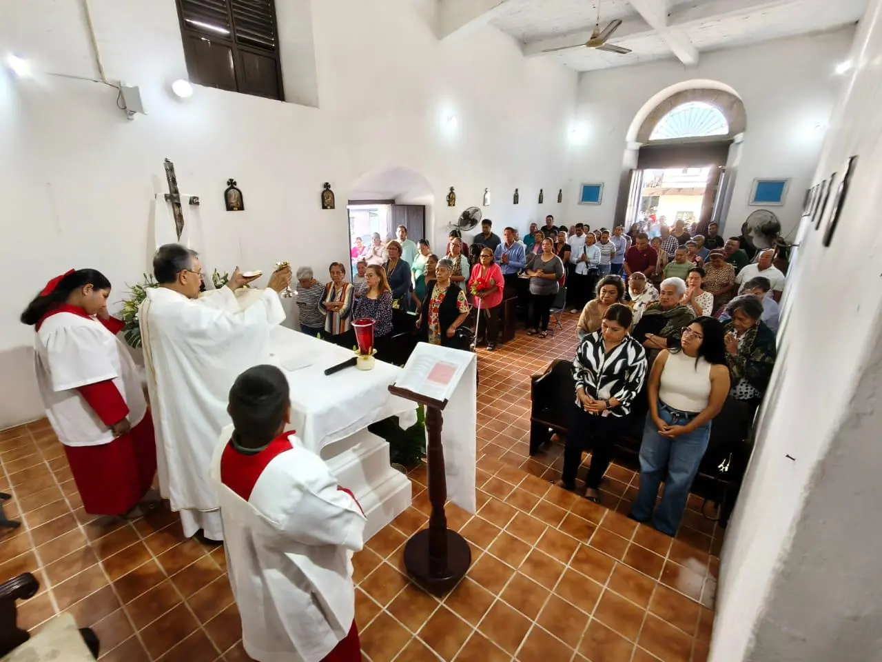 $!Albañiles de Rosario honran a la Santa Cruz y piden protección en su labor