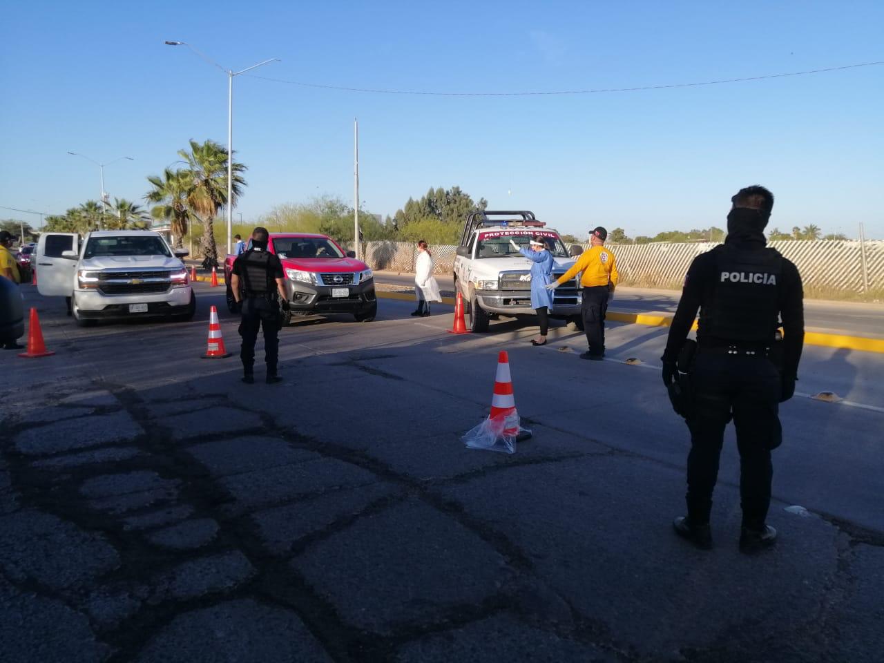 $!Mil 300 elementos vigilan Ahome por vacaciones de Semana Santa