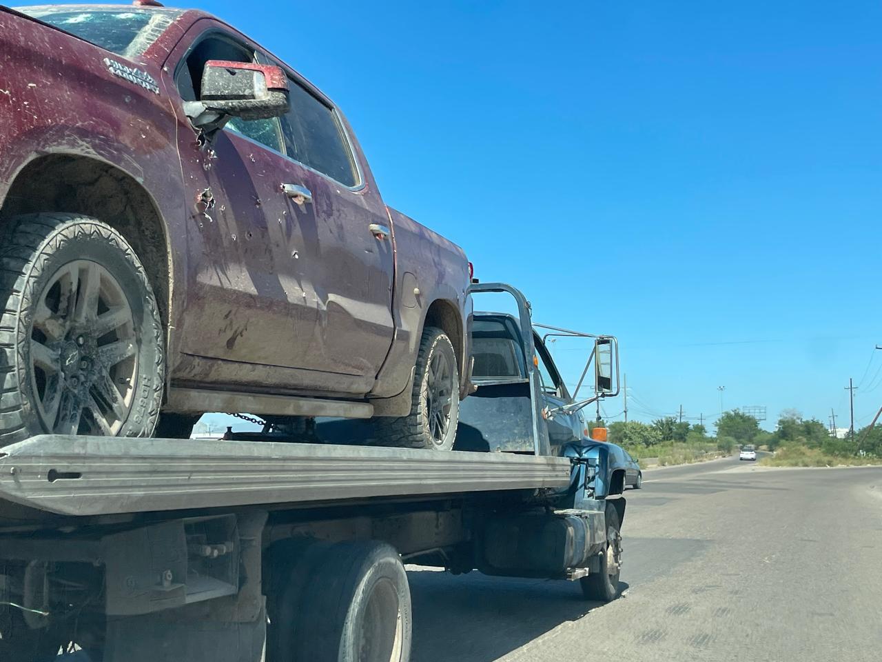 $!Enfrentamiento en poblado de Eldorado deja dos civiles abatidos y un vehículo con arsenal asegurado