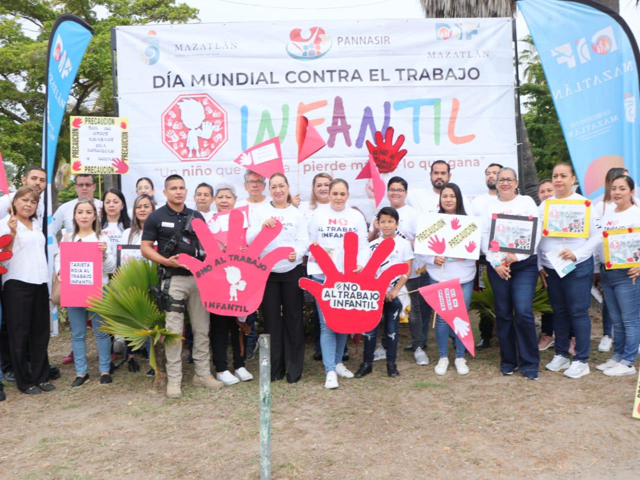 $!Refuerza DIF Mazatlán campaña ‘No al Trabajo Infantil’