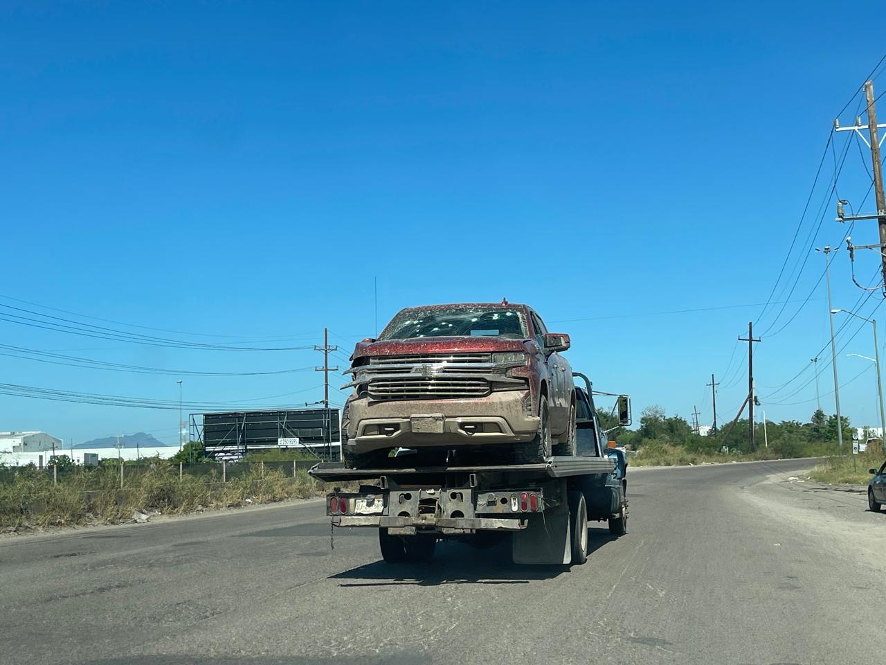 $!Enfrentamiento en poblado de Eldorado deja dos civiles abatidos y un vehículo con arsenal asegurado