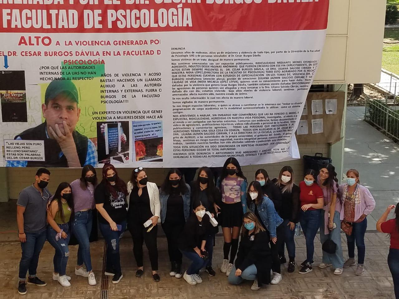 $!Trabajadoras de psicología en la UAS denuncian maltratos y violencia de todo tipo por parte de maestros y directora