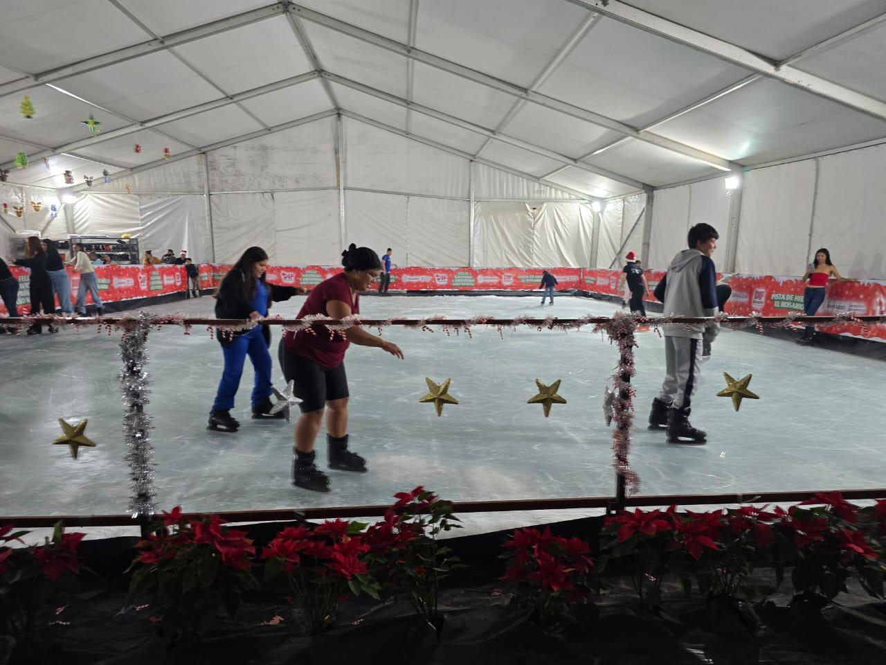 $!Inauguran pista de hielo en Rosario tras casi un mes de espera