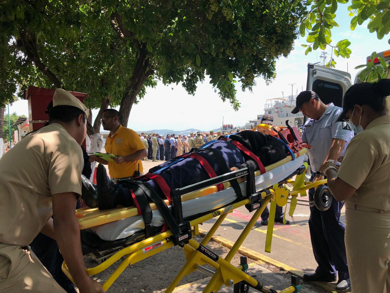 $!Realizan simulacro de tsunami en Mazatlán para reforzar protocolos de emergencia