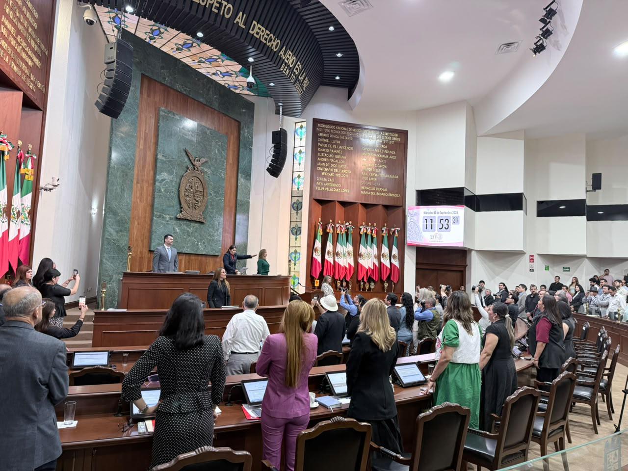 $!Congreso de Sinaloa inicia tercer año legislativo y renueva Mesa Directiva