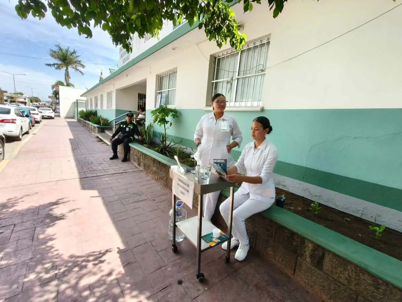 $!Centro de Salud en El Rosario pone en marcha un punto de hidratación ante altas temperaturas