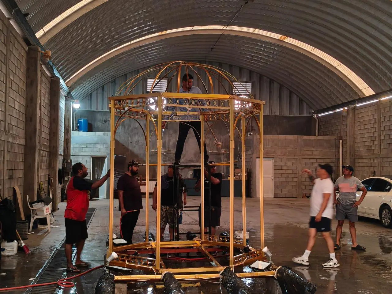 $!Cargadores de la Virgen del Rosario se preparan para la romería 2026