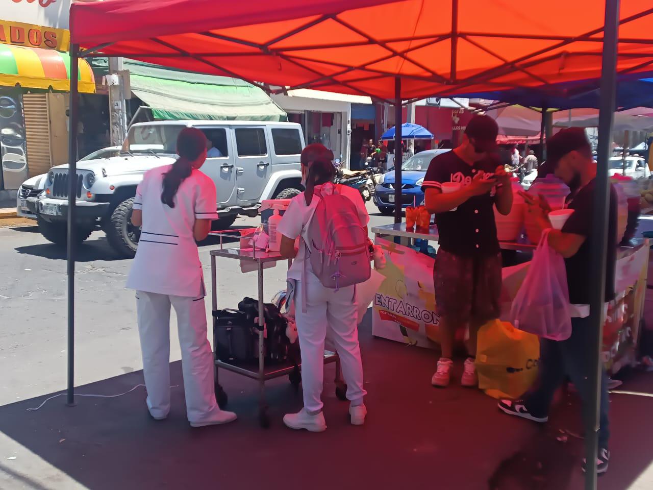 $!Módulos de vacunación contra el sarampión en Mazatlán se mantienen con buena afluencia