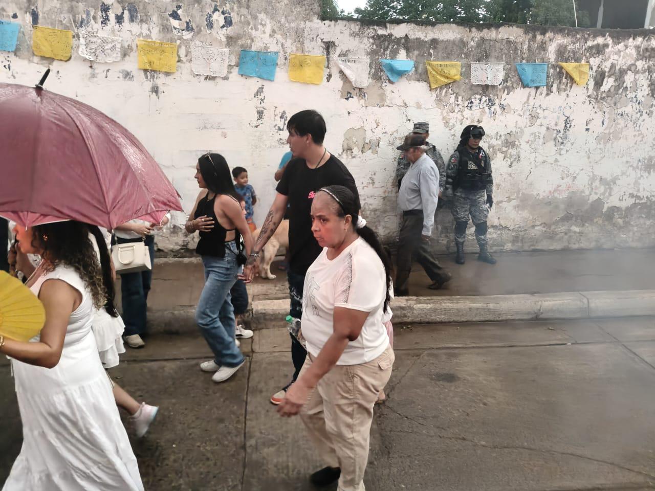 $!Bajo un fuerte dispositivo de seguridad se lleva a cabo la Fiesta Patronal de la Virgen del Rosario
