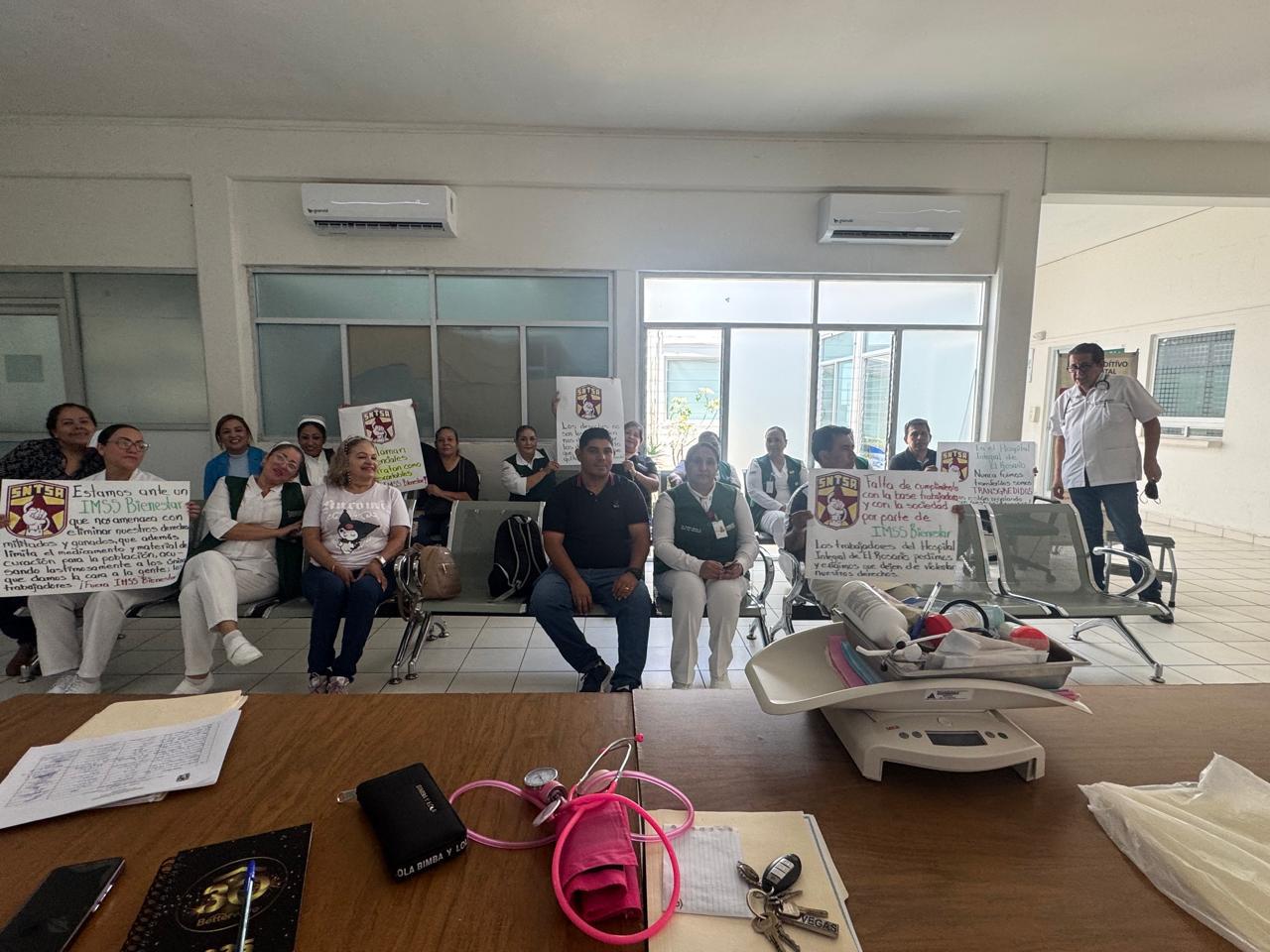 $!Sesión permanente de sindicato entra en receso ante reunión con autoridades de Salud, informa delegada en Rosario