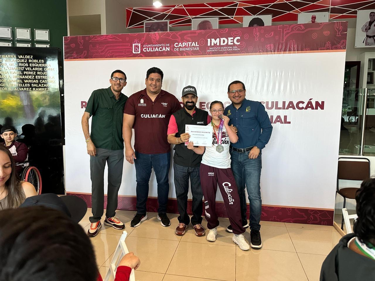 $!Imdec reconoce a medallistas de Culiacán tras histórica actuación en la Paralimpiada Nacional 2026