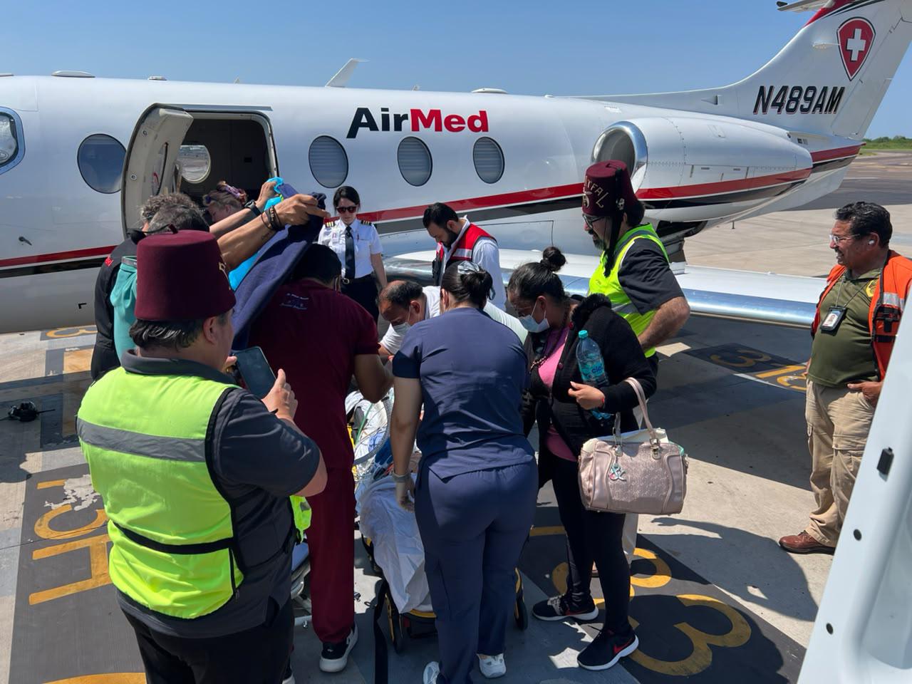 $!Traslada Shriners a menor sinaloense electrocutado; suma 10 atenciones